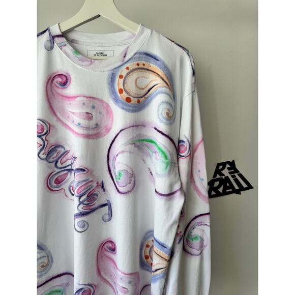Rassvet Gosha Rubchinskiy Paisley Long Sleeve Tee XL - Picture 3 of 7